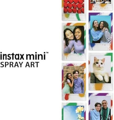 FUJIFILM Instant Mini Stone Gray Film Bundle 20 Shot with BluebirdSales Microfiber Cleaning Cloth, ISO 800, Credit-Card Size, Easy Load for All Instant Mini Cameras & Printers - Image 3