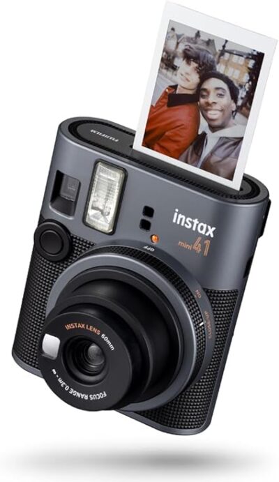 FUJIFILM Mini 41 Instant Film Camera Bundle – Instant Photo Camera with Fujifilm Mini Film (20 Sheets), Photo Album, Batteries, Cleaning Cloth & Accessories – Great Gift for Kids, Teens & Beginners - Image 2