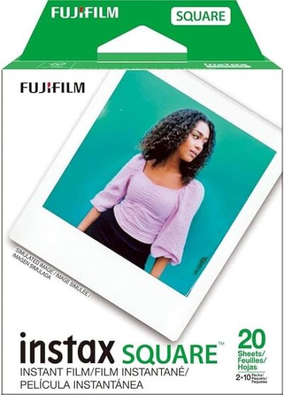 Fujifilm Instax Square Instant Film - 20 Exposures (20 Sheets) - for Fujifilm instax Square Instant Camera + BluebirdSales Microfiber Cloth Value Bundle - Image 6