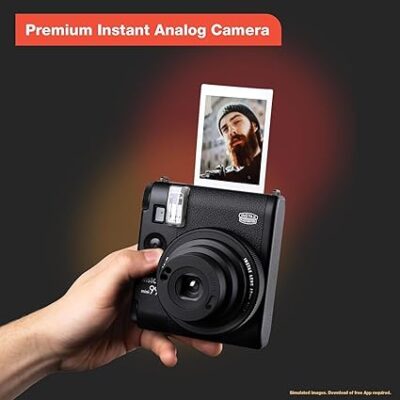 Fujifilm Mini 99 Instax Film Camera (Black) + Instax Mini Film Twin Pack (20 Sheets) + Camera Case + Mini Photo Album (60 Pockets) + BluebirdSales Photo Accessories Bundle - Image 3