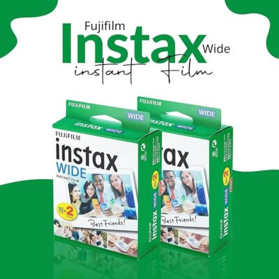 Fujifilm Instax Wide Instant Films for Fuji Instax Wide (40 Exposures) + BluebirdSales Microfiber Cleaning Cloth - Image 2