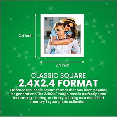 Fujifilm Instax Square Instant Film - 20 Exposures (20 Sheets) - for Fujifilm instax Square Instant Camera + BluebirdSales Microfiber Cloth Value Bundle - Image 5