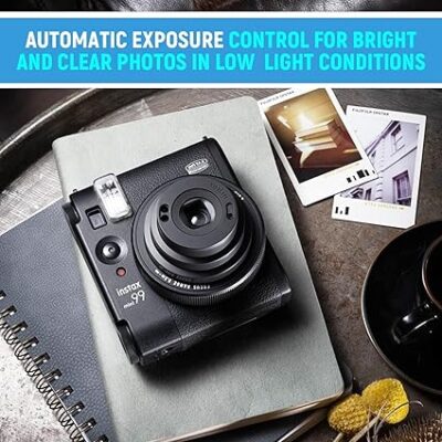 Fujifilm Mini 99 Instax Film Camera (Black) + Instax Mini Film Twin Pack (20 Sheets) + Camera Case + Mini Photo Album (60 Pockets) + BluebirdSales Photo Accessories Bundle - Image 6