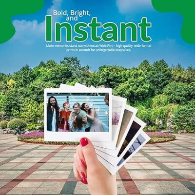 Fujifilm Instax Wide Instant Film (80 Exposures) + BluebirdSales Photo Album + Frames and Microfiber Cleaning Cloth - Image 3