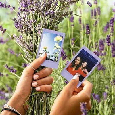 Fujifilm Mini Instant Film - Soft Lavender Instant Film + 40 Sheets Bundle + BluebirdSales Microfiber Cleaning Cloth Instant Mini Camera Perfect for Instant Photography - Image 5