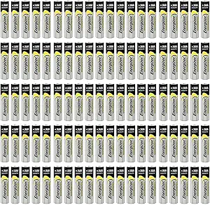 100 Count Energizer Industrial EN92 Alkaline AAA 1.5v Batteries LR03