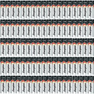 Energizer AA Max Alkaline E91 Batteries Made in USA - Expiration 12/2024 or Later - 100 Count