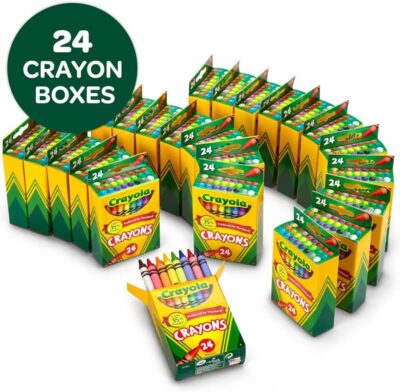 Crayola Crayons Bulk (24 Packs), Kids Back to School Essentials, Teacher Classroom Must Haves, Bulk School Supplies for Preschool & Kindergarten - Image 4