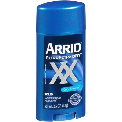Arrid XX Extra Extra Dry Solid Antiperspirant Deodorant, Cool Shower, 2.6 oz , Pack of 6 - Image 6
