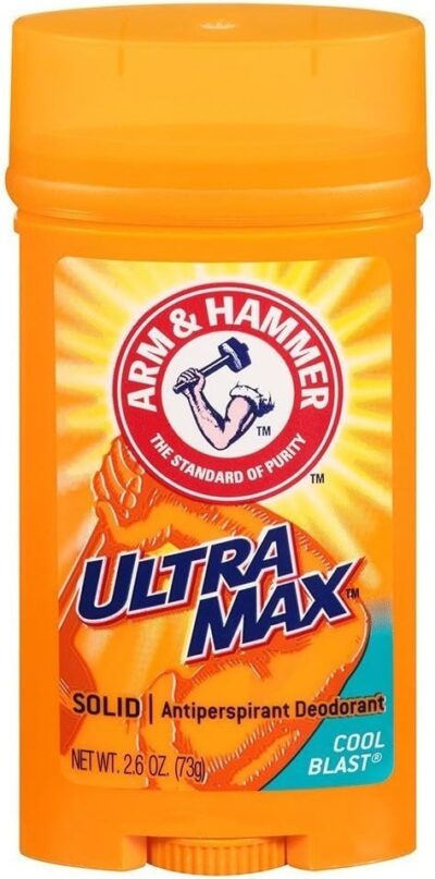 ARM & HAMMER ULTRA MAX Solid Antiperspirant Deodorant, Wide Stick, Unscented, 2.6 oz. (Pack of 5) - Image 9