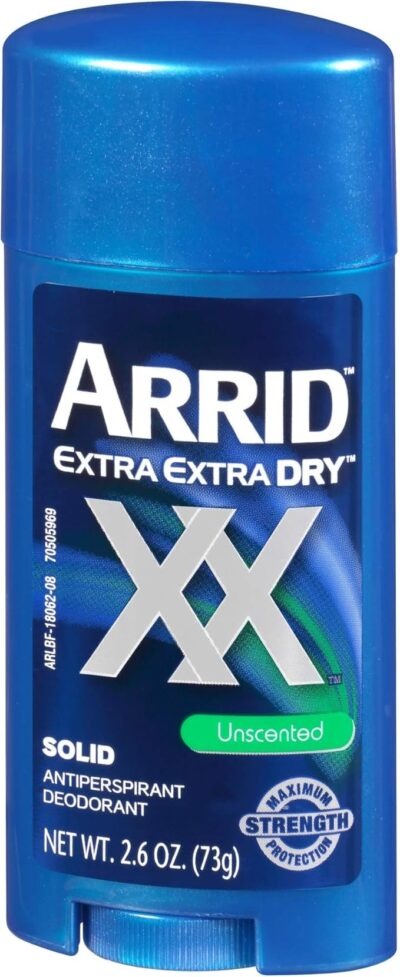 Arrid XX Antiperspirant/Deodorant Solid, Unscented, 2.7-Ounce Sticks (Pack of 6) - Image 10