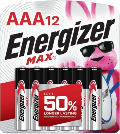 Energizer MAX C Batteries (4 Pack), C Cell Alkaline Batteries