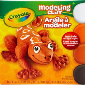 Crayola Modeling Clay, Non Drying, Assorted Colors, 1lb