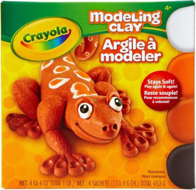 Crayola Modeling Clay, Non Drying, Assorted Colors, 1lb